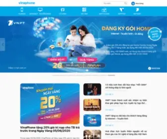 Vinaphone.com.vn(Tổng Công ty Dịch vụ Viễn thông VNPT VinaPhone) Screenshot