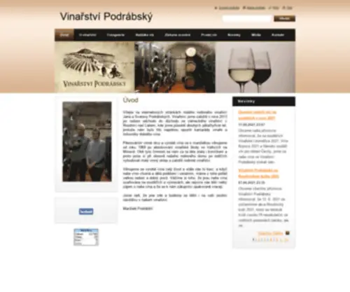 Vinarstvi-Podrabsky.cz(Vinařství) Screenshot