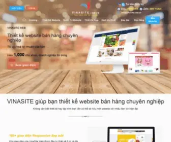 Vinasite.com.vn(Thiết Kế Website Chuyên Nghiệp) Screenshot