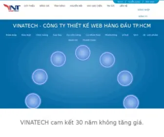 Vinatechco.com.vn(Thiết kế web) Screenshot