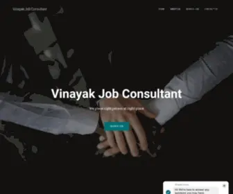 Vinayak-Group.com(Vinayak job consultant) Screenshot