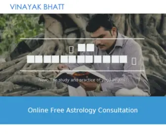 Vinayakbhatt.com(Online free Astrology Consultation) Screenshot