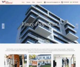 Vinayproperties.com(Just another WordPress site) Screenshot