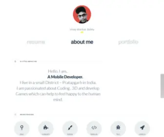Vinayshankardubey.com(Vinay shankar dubey) Screenshot