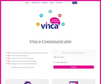 Vinca.nl(Vinca Communicatieadvies) Screenshot