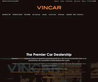 Vincar.com.sg Screenshot