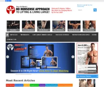 Vincedelmontefitness.com(Vince DelMonte's Muscle Building Secrets and Programs) Screenshot