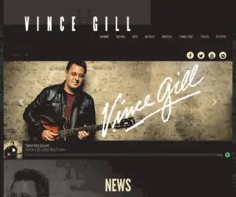 Vincegill.com(Vince Gill) Screenshot