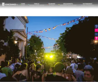 Vincennes.fr(Ville de Vincennes) Screenshot