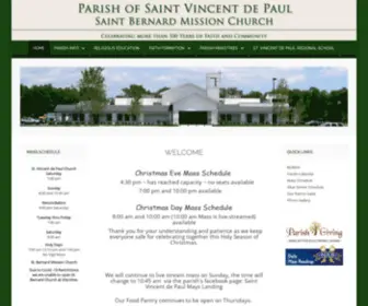 Vincentdepaul.org(Vincent de Paul) Screenshot