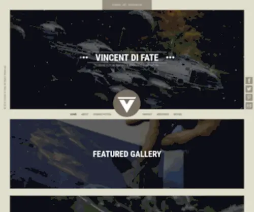 Vincentdifate.com(Vincent Di Fate) Screenshot