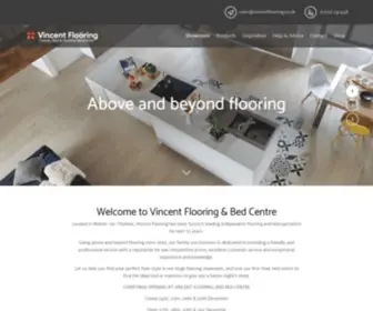 Vincentflooring.co.uk(The Flooring & Bed Experts) Screenshot