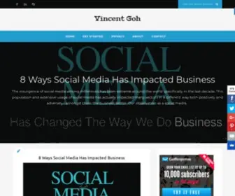 Vincentgoh.com(Your Digital Marketing Business Site) Screenshot
