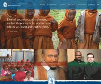 Vincentian.org(Congregation Of The Mission) Screenshot