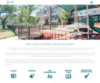 Vincentmassey.com(Vincent Massey Academy) Screenshot