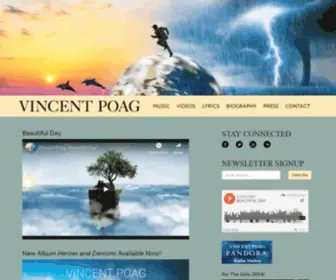 Vincentpoag.com(Vincent Poag) Screenshot