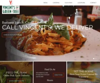 Vincentsgreentree.com(Vincent's of Green Tree) Screenshot