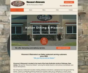 Vincenzossmithville.com(Vincenzo’s Ristorante) Screenshot