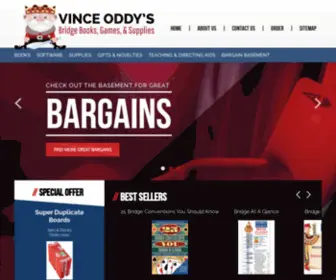 Vinceoddy.com(Vince Oddy's Bridge Books) Screenshot