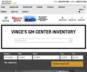 Vincesgmcenter.com(Vince's GM Center) Screenshot