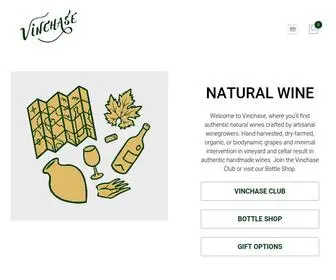 Vinchase.com(Natural Wine Club) Screenshot