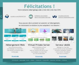 Vinci-Group.com(Vinci Group) Screenshot