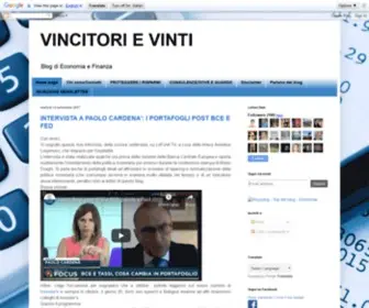 Vincitorievinti.com(VINCITORI E VINTI) Screenshot