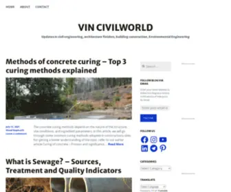 VincivilWorld.com(Vin civilworld) Screenshot