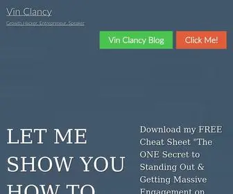 Vinclancy.com(Vin Clancy) Screenshot