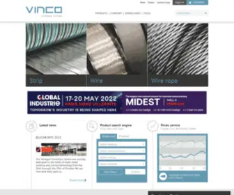 Vinco.es(VINCO Suministro internacional de fleje) Screenshot