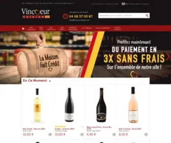 Vincoeurcatalan.com(Achat en ligne à Prix Producteur des meilleurs vins du Roussillon) Screenshot