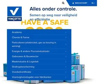 Vincotte.be(Vinçotte) Screenshot
