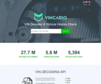 Vindecoder.eu(VIN Decoder) Screenshot