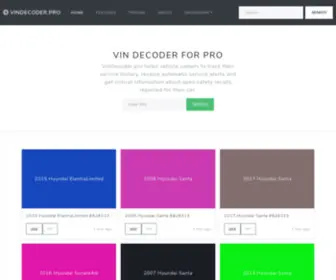 Vindecoder.pro(VinDecoder) Screenshot