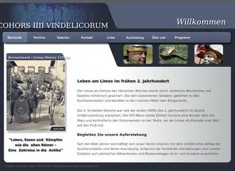 Vindeliker-Kohorte.de(Vindeliker Kohorte e.V) Screenshot