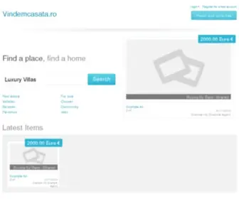 Vindemcasata.ro(Imobiliare) Screenshot