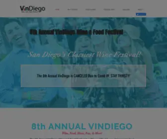 Vindiego.com(VinDiego Wine and Food Festival) Screenshot