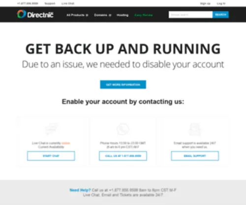 Vindiesel.com(Directnic Hosting) Screenshot