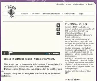 Vindingetco.dk(VINDING et Co) Screenshot