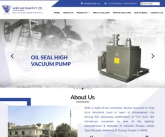 Vindivak.com(VINDI VAK PUMP PVT. LTD) Screenshot