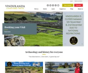 Vindolanda.com(Visit Vindolanda & the Roman Army Museum) Screenshot