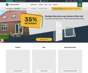 Vinduesgrossisten.dk(Vinduer og døre på nettet) Screenshot