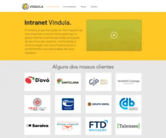 Vindula.com.br(Intranet Corporativa) Screenshot