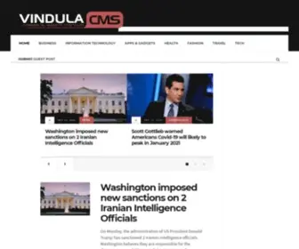 Vindulacms.com(Commercial Markets Strategies & World Updates) Screenshot