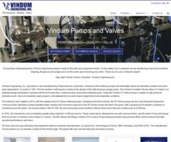 Vindum.com(Vindum Engineering) Screenshot