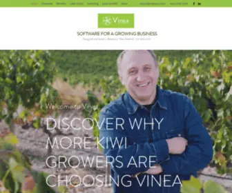 Vinea.co.nz(Vineyard and Orchard Management Software) Screenshot