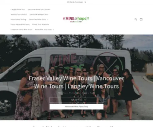 Vineandhops.ca(Vancouver Wine) Screenshot
