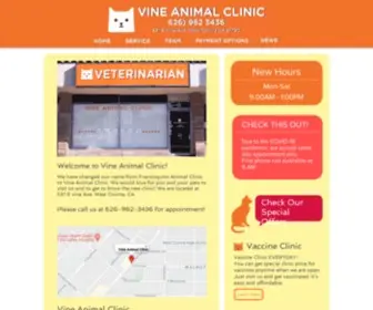 Vineanimalclinic.com(HOME) Screenshot