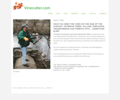 Vinecutter.com(Control invasive vines like Asiatic Bittersweet (Celastrus orbiculatus)) Screenshot