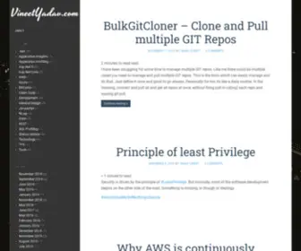 Vineetyadav.com(VineetYadav) Screenshot